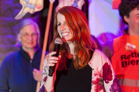 Julia Lindemann organisierte und koordinierte die Rathauslotsen...