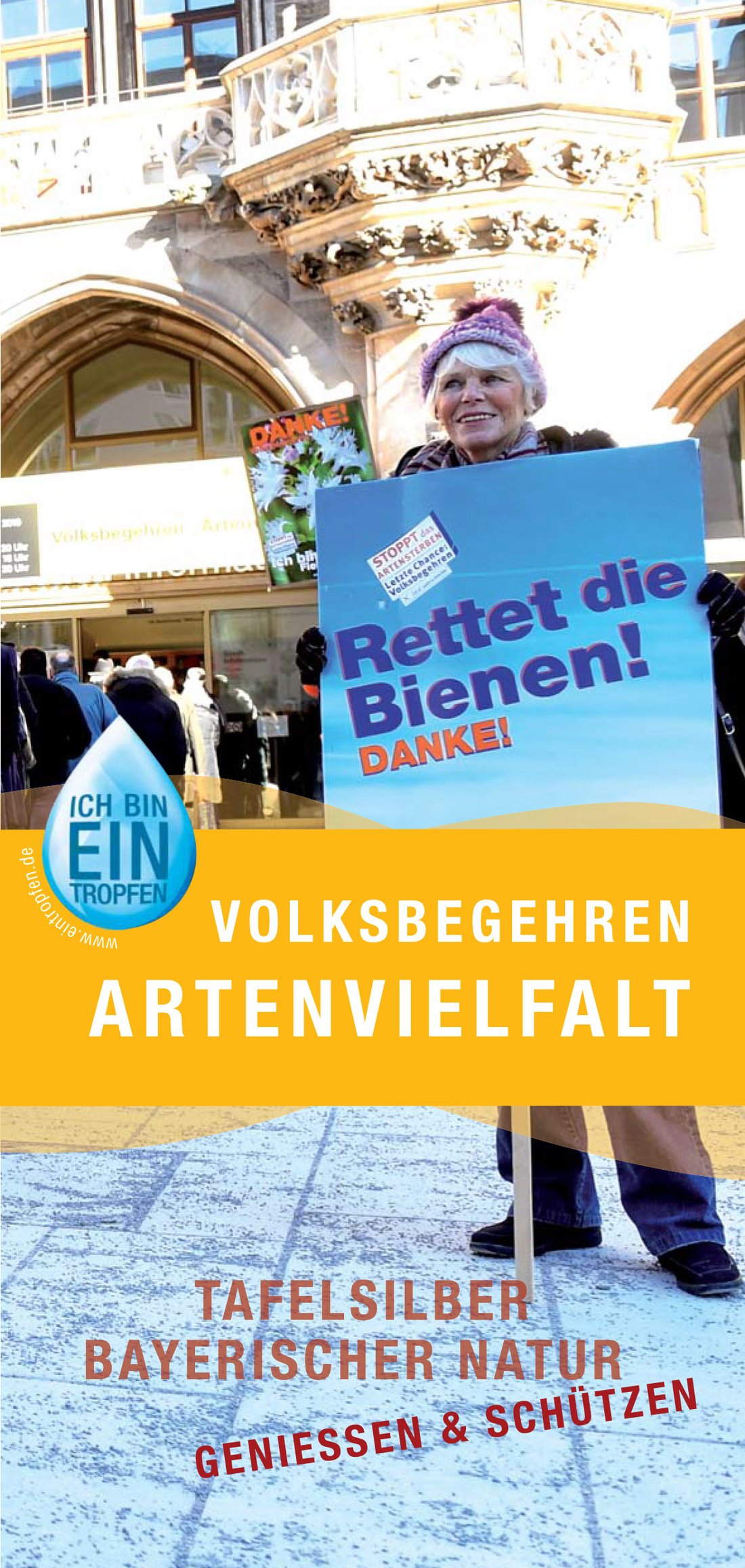 Volksbegehren Rettet die Bienen - Cover