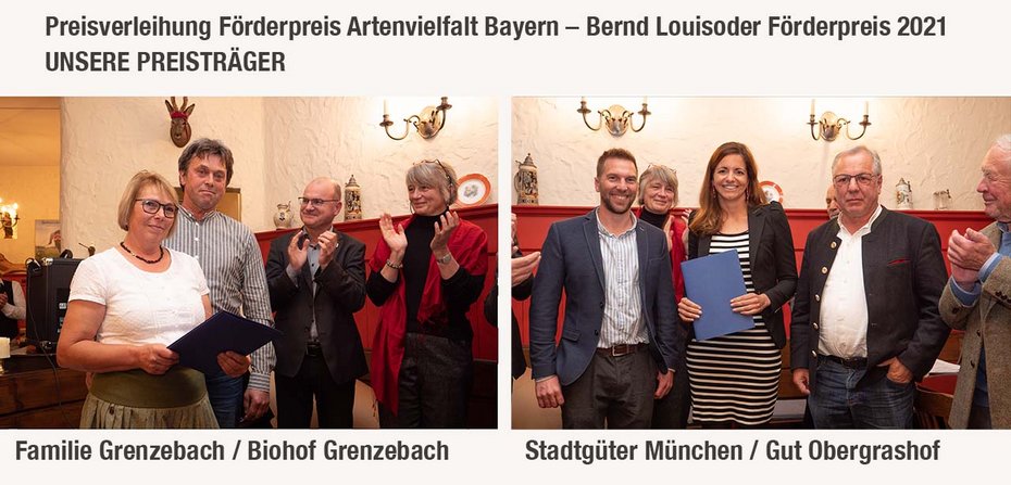 Preisverleihung Förderpreis Artenvielfalt Bayern – Preisträger 2021 Preisverleihung Förderpreis Artenvielfalt Bayern – Preisträger 2021