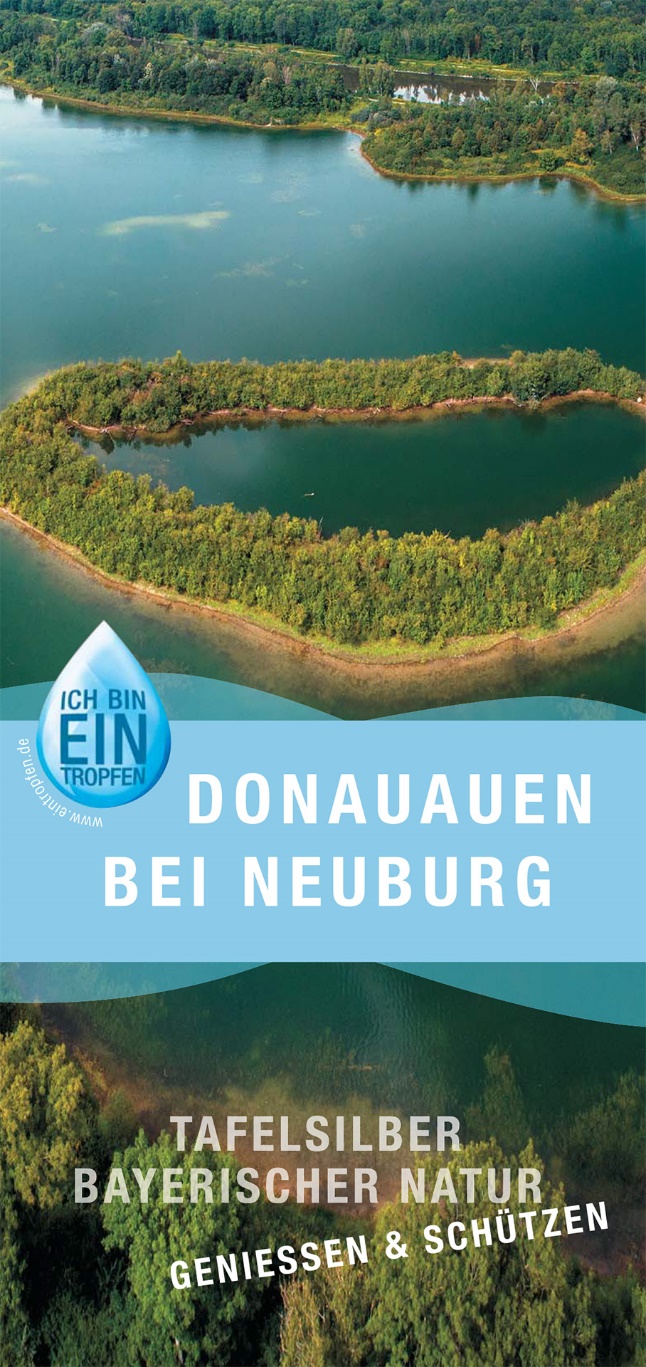 Donauauen-Flyer mit Wanderkarte